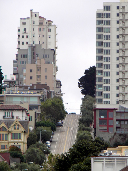 Les rues en pente de San Francisco