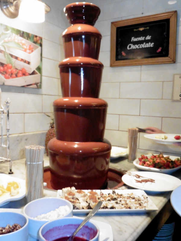 La fontaine de chocolat