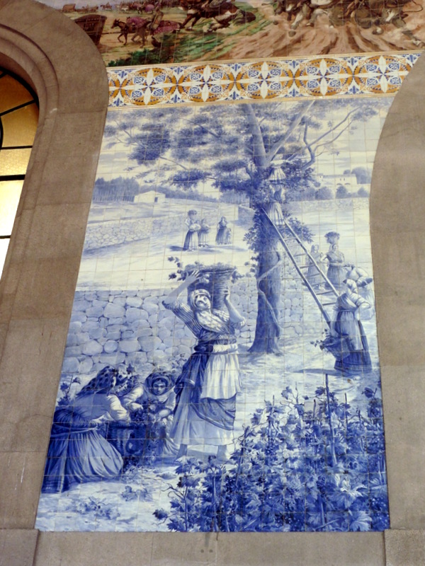 La gare Sao Bento : azulejos