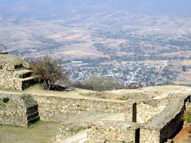 Oaxaca vue depuis Monte Alban