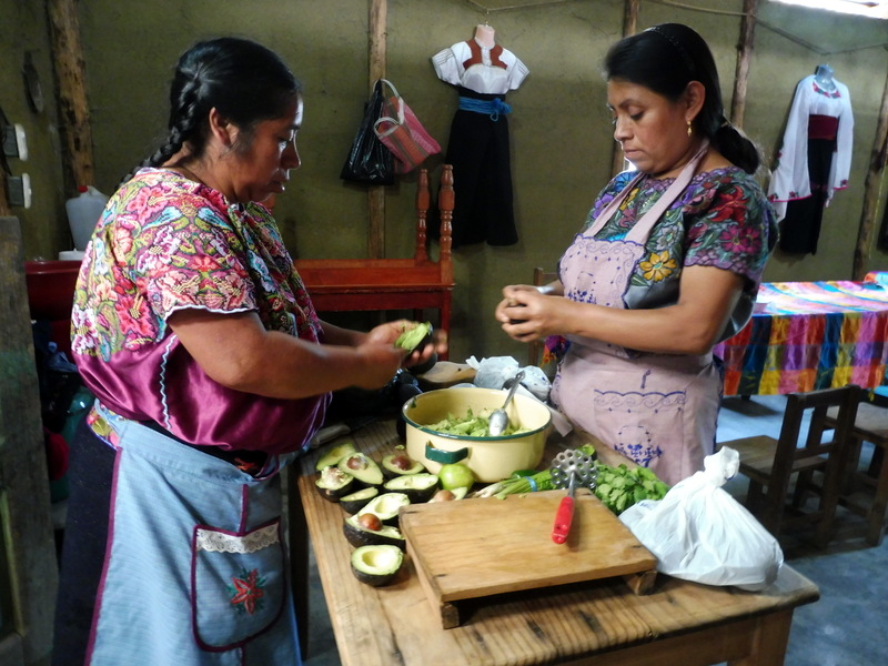 La préparation du guacamole