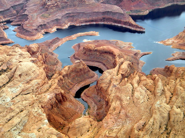 À l'approche du lac Powell