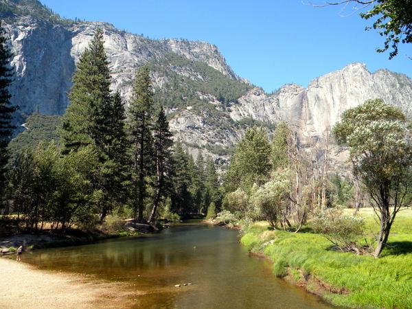 Beau paysage de haute montagne