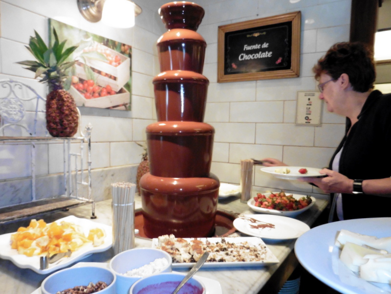 La fontaine de chocolat