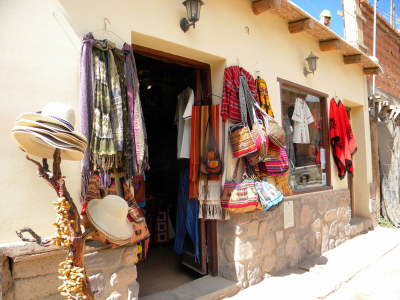 Purmamarca, Magasin de souvenirs