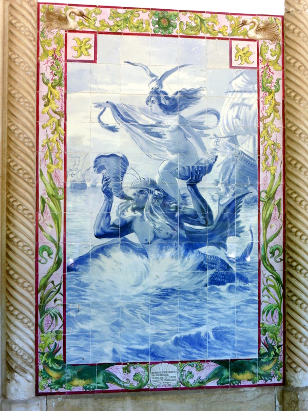 Azulejos d'inspiration mythologique