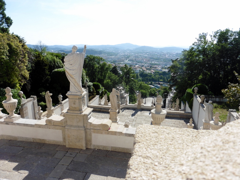 Belle vue sur Braga depuis le sanctuaire