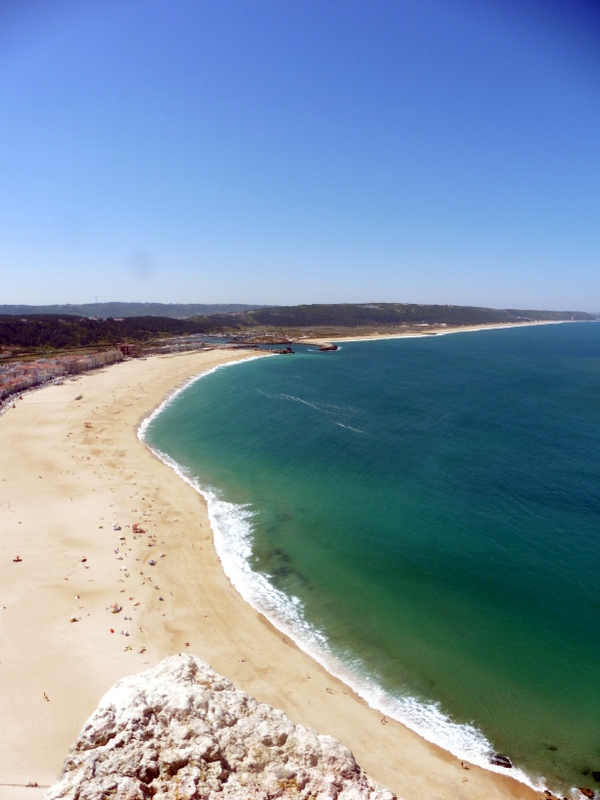 La plage vue du Sitio