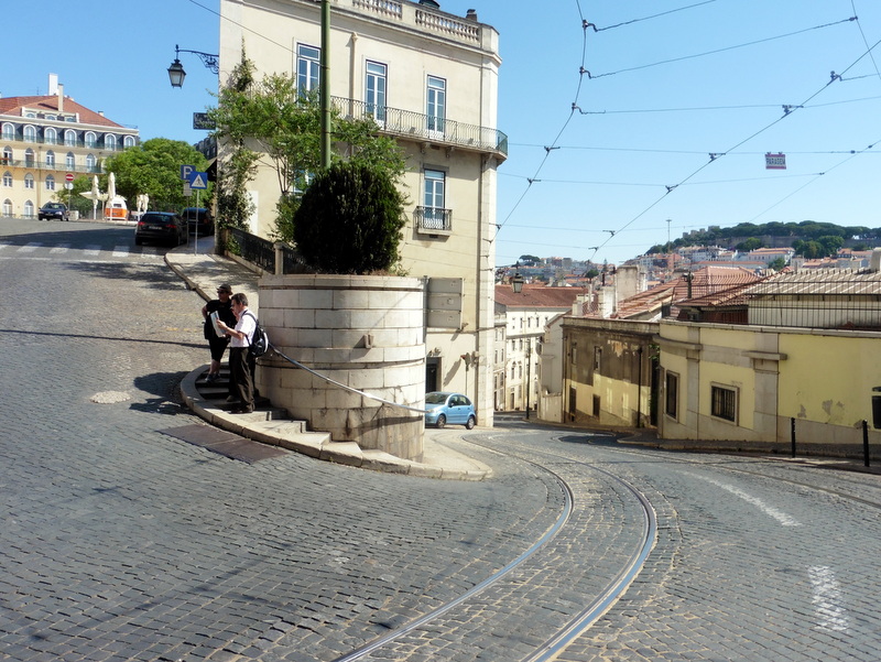 Sur le parcours du tramway