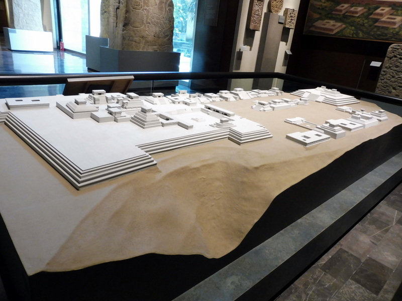 Maquette du site de Monte Alban