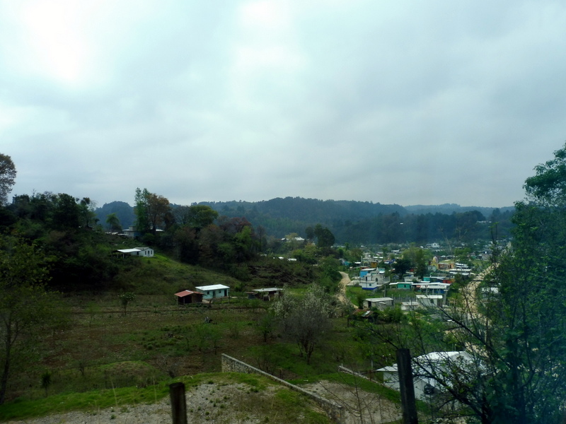 Village sur la route de Palenque