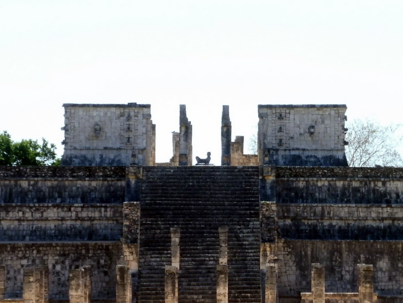 L'entrée du Temple des Guerriers