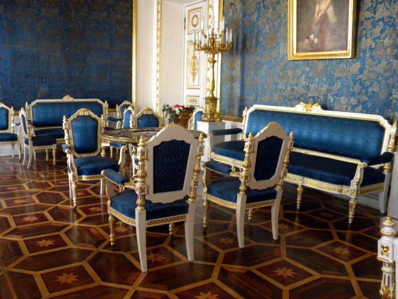 Le salon bleu