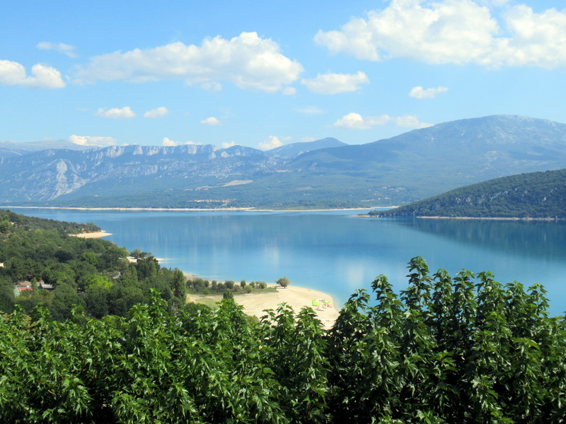 Moustiers, Verdon, Lac de Sainte-Croix, Village de Sainte-Croix-du-Verdon, restaurant Le Comptoir