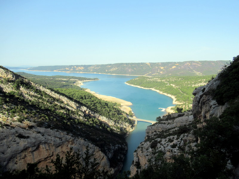 Gorges du Verdon, lac de Sainte-Croix