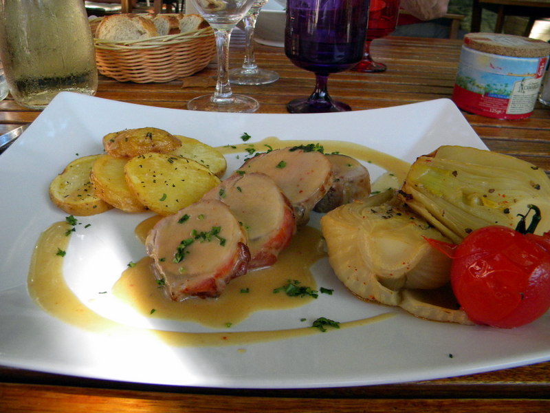 Tourtour, Relais Saint-Denis, filet mignon au fenouil confit