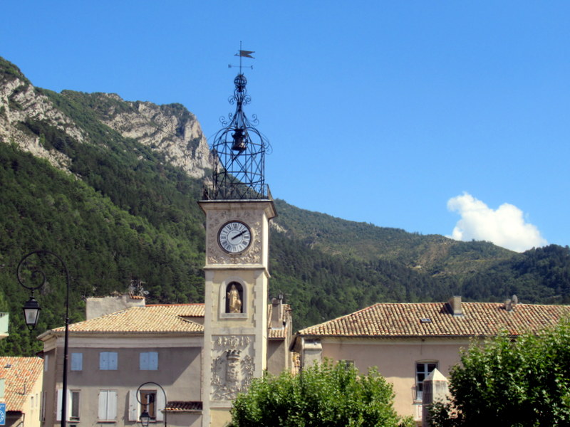 Sisteron, la tour de l'Horloge, campanile