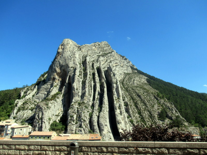 Sisteron, le rocher de la Baume