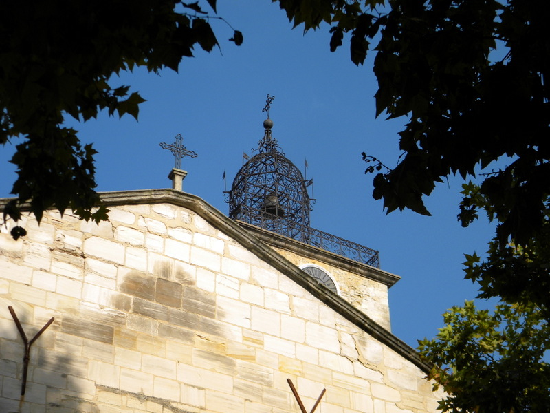 Manosque, le campanile en fer forgé de l'église Saint-Sauveur