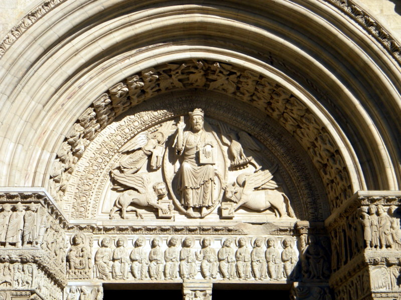 Arles, portail de Saint-Trophyme 