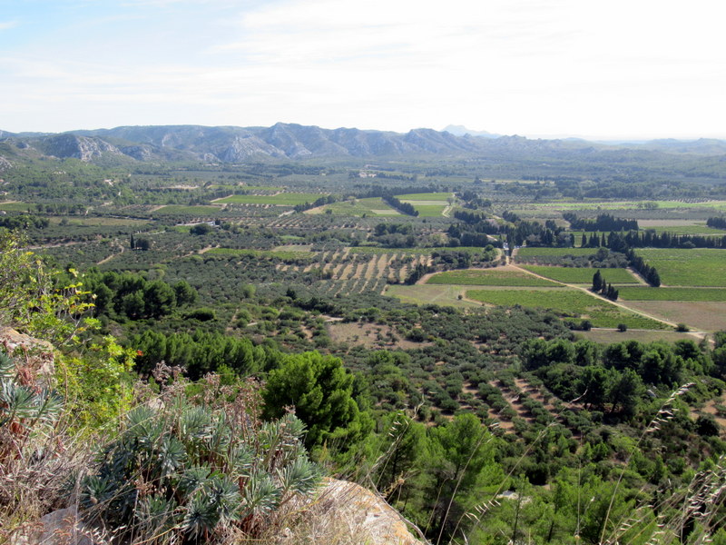 Panorama vers l'est vu depuis la citadelle