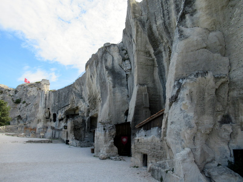 Les Baux de Provence, citadelle, maisons troglodytiques