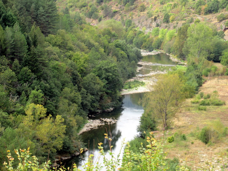 Paysage sur la route d'Issoire